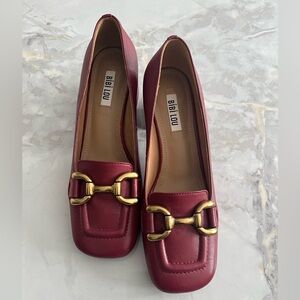 Women's Burgundy Loafers